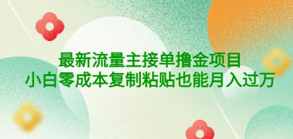 公众号最新流量主接单撸金项目，小白零成本复制粘贴也能月入过万￼￼-117资源网