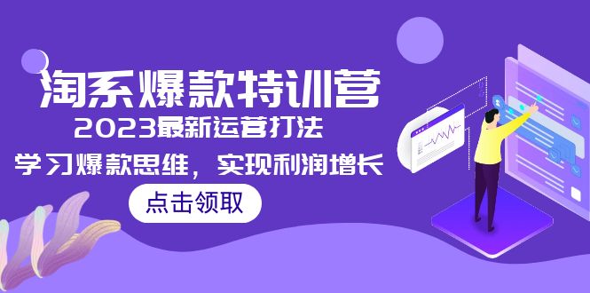 2023淘系爆款特训营，2023最新运营打法，学习爆款思维，实现利润增长-117资源网