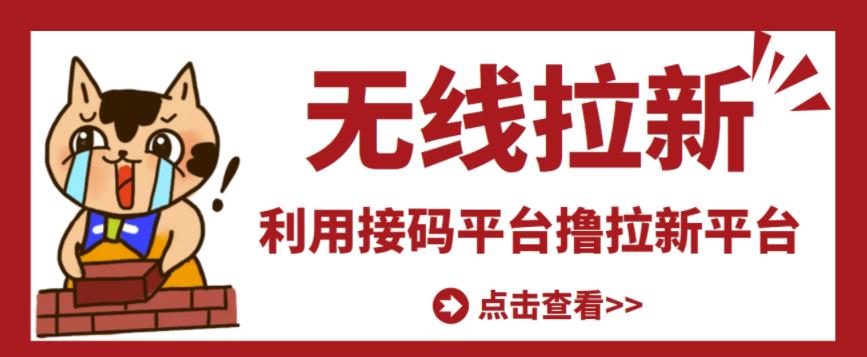 最新接码无限拉新项目，利用接码平台赚拉新平台差价，轻松日赚500+￼-117资源网