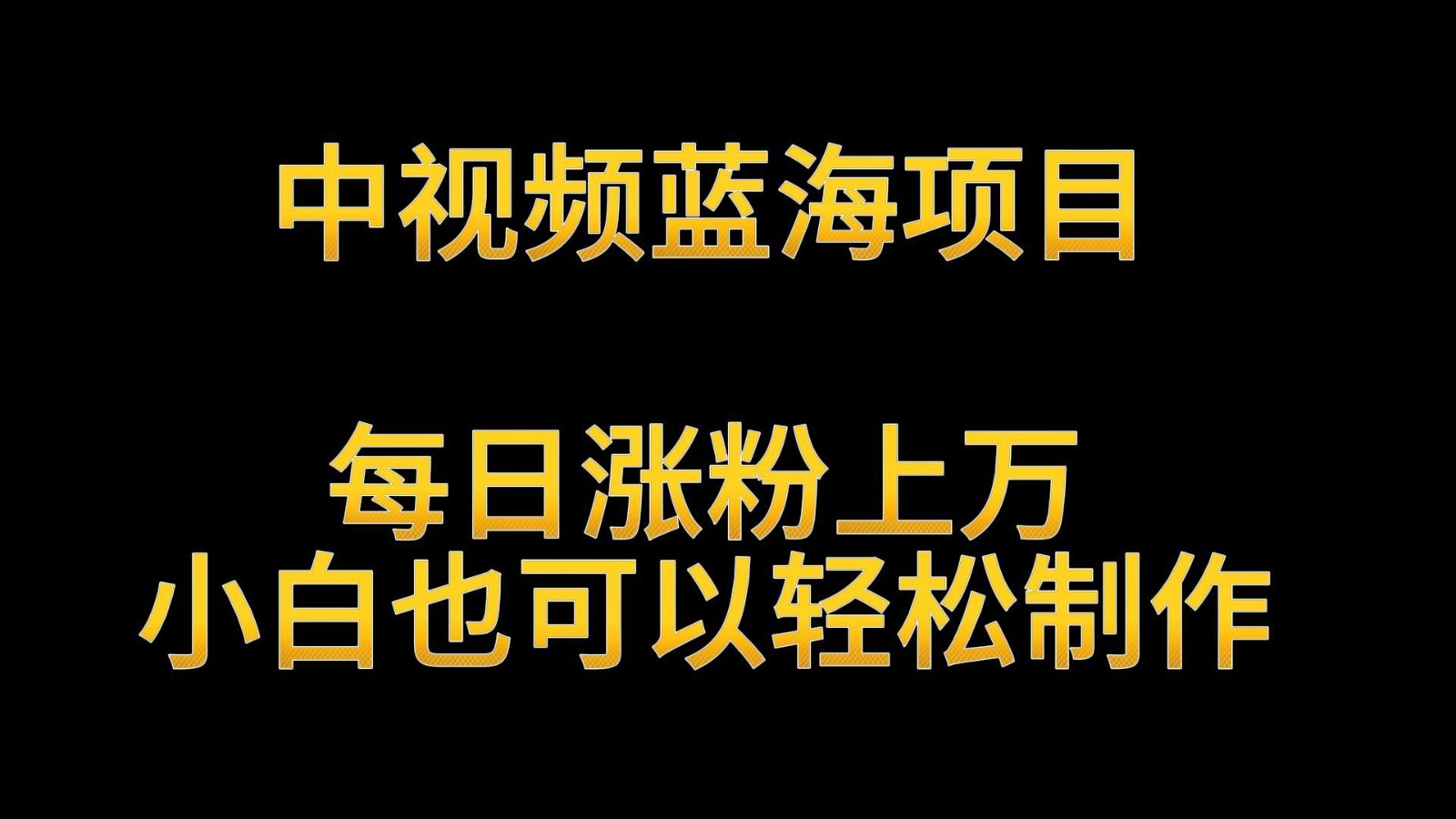 中视频蓝海项目，解读英雄人物生平，每日涨粉上万，小白也可以轻松制作，月入过万-117资源网