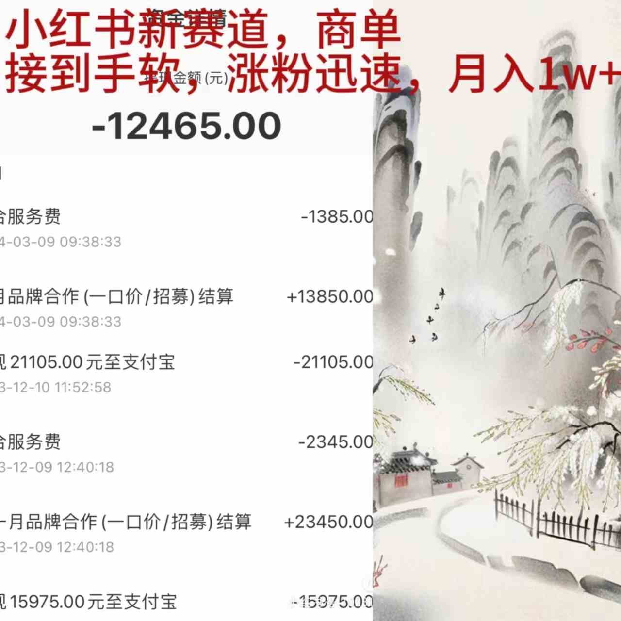 （9476期）小红书新赛道，商单接到手软，涨粉迅速，月入1w+-117资源网