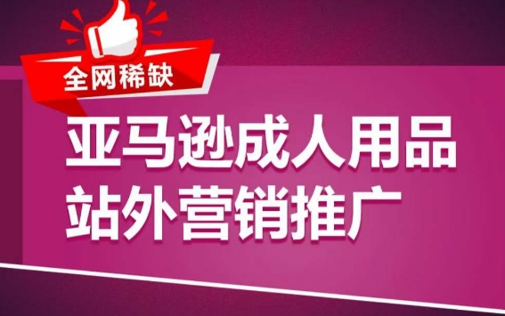 亚马逊成人用品站外营销推广，​成人用品新品推广方案，助力打造类目爆款-117资源网