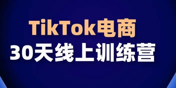 TikTok电商带货30天线上课，不可错过的全球流量洼地！-117资源网