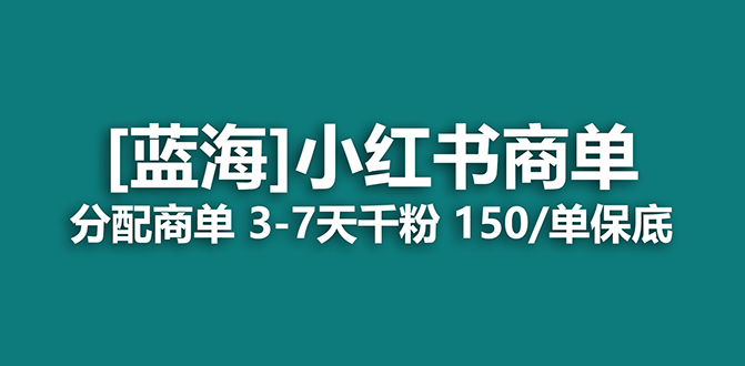 2023蓝海项目，小红书商单，快速千粉，长期稳定，最强蓝海没有之一-117资源网