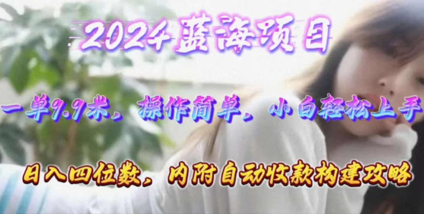 （10204期）年轻群体的蓝海市场，1单9.9元，操作简单，小白轻松上手，日入四位数-117资源网