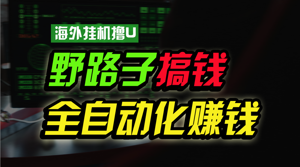 海外挂机撸U新平台，日赚15美元，全程无人值守，可批量放大，工作室内部项目！-117资源网