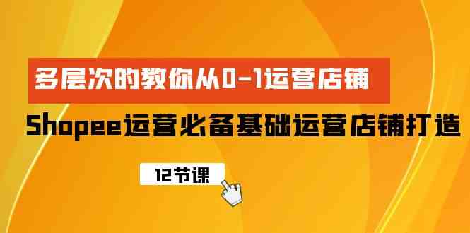 （9993期）Shopee-运营必备基础运营店铺打造，多层次的教你从0-1运营店铺-117资源网