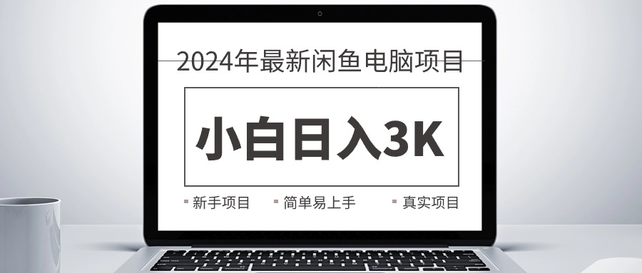 （10845期）2024最新闲鱼卖电脑项目，新手小白日入3K+，最真实的项目教学-117资源网