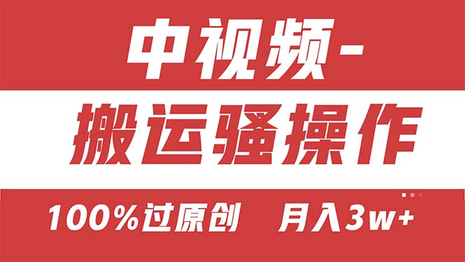 【中视频新思路】双重去重100%过原创，无脑搬运一键多渠道发布，一人可操作-117资源网