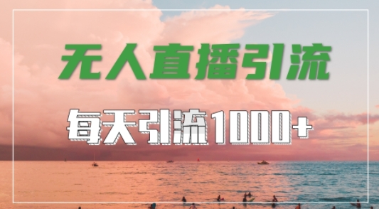 抖音快手视频号全平台通用，无人直播引流法，超暴力引流1000+高质量精准创业粉【揭秘】-117资源网