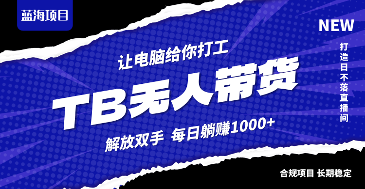 淘宝无人直播最新玩法，不违规不封号，轻松月入3W+-117资源网