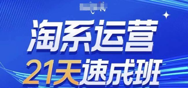 淘系运营21天速成班(更新24年9月)，0基础轻松搞定淘系运营，不做假把式-117资源网