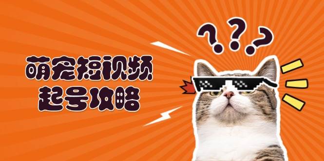 萌宠短视频起号攻略：定位搭建推流全解析，助力新手轻松打造爆款-117资源网