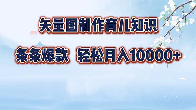 （12902期）矢量图制作育儿知识，条条爆款，月入10000+-117资源网