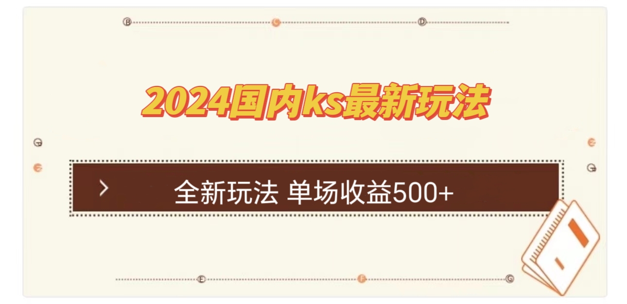 国内ks最新玩法 单场收益500+-117资源网