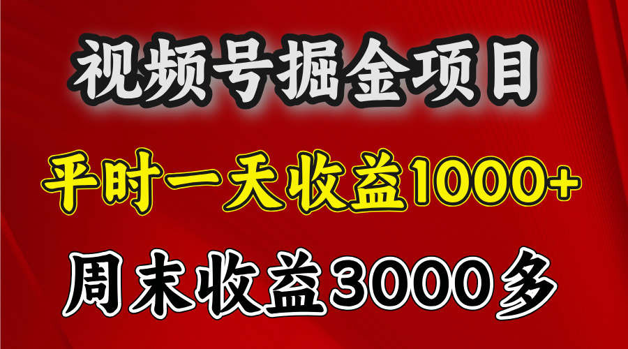 官方项目，一周一结算，平时收益一天1000左右，周六周日收益还高-117资源网